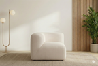 Fauteuil modulable d'angle